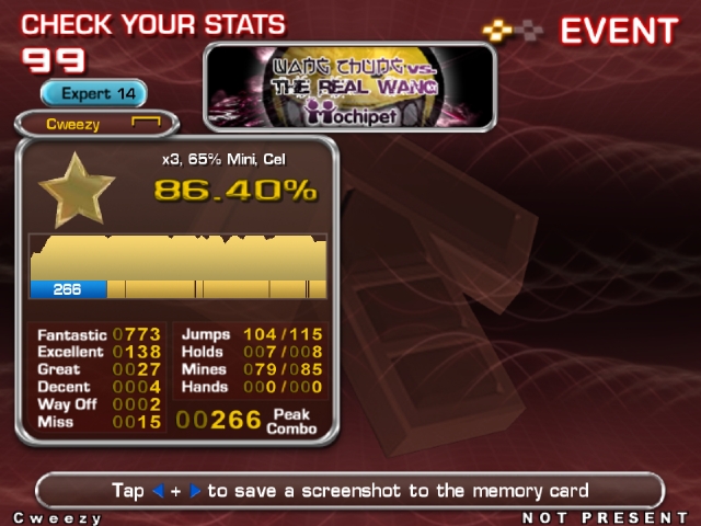 the best ive done on stepmania so far -_-